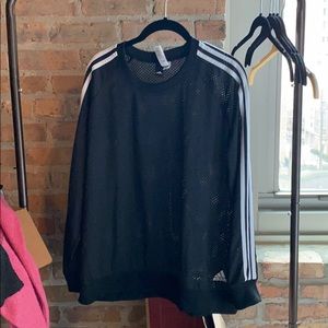 Adidas mesh sweatshirt